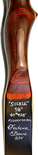 St. George SICKLE Recurve Bow name