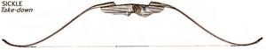 SICKLE Take-down Recurve Bow