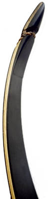 Galaxy Black Ridge One-Piece Recurve Bow tip