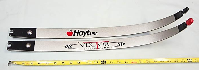 Hoyt Vector Recurve Limb  Set - Back view