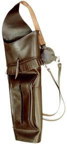 Legacy Leather Omega Back Quiver - Dark Brown Leather